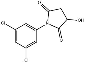 N-(3,5-dichlorophenyl)-2-hydroxysuccinimide Struktur