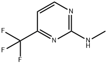 N-Methyl-4-(trifluoromethyl)pyrimidin-2-amine Struktur