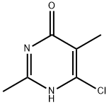 6-chloro-2,5-dimethyl-1H-pyrimidin-4-one Struktur