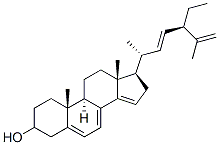 stigmasta-5,7,14,22,25-pentaene-3-ol Struktur