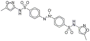 4,4'-Azoxybis[N-(5-Methyl-3-isoxazolyl)-benzenesulfonaMide Struktur