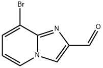 IMidazo[1,2-a]pyridine-2-carboxaldehyde, 8-broMo- Struktur