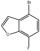 4-bromo-7-fluorobenzofuran Struktur