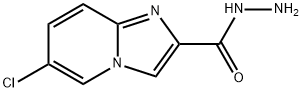 IMidazo[1,2-a]pyridine-2-carboxylic acid, 6-chloro-, hydrazide Struktur