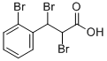 2,3-DIBROMO-3-(2-BROMOPHENYL)PROPIONIC ACID Struktur