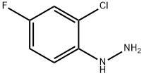 Hydrazine, (2-chloro-4-fluorophenyl)- (9CI) Struktur