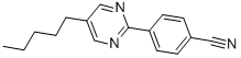 2-(4-CYANOPHENYL)-5-N-PENTYLPYRIMIDINE Struktur