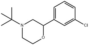 4-TERT-BUTYL-2-(3-CHLOROPHENYL)-MORPHOLINE Struktur