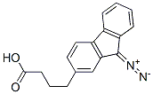 9-diazofluorene-2-butyric acid Struktur