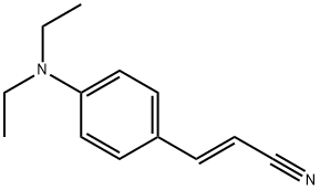 TRANS-4-(DIETHYLAMINO)CINNAMONITRILE Struktur