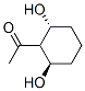 Ethanone, 1-(2,6-dihydroxycyclohexyl)-, (1alpha,2alpha,6beta)- (9CI) Struktur