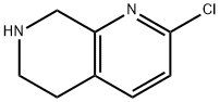 2-Chloro-5,6,7,8-tetrahydro-[1,7]naphthyridine Struktur