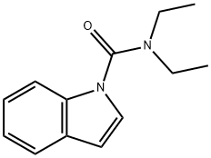 吲哚-1-羧酸二乙胺, 119668-50-7, 結(jié)構(gòu)式