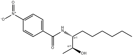 RAC ERYTHRO-3-(4-NITROBENZAMIDO)NONAN-2-OL Struktur