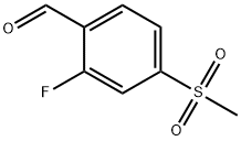 2-Fluoro-4-(methylsulfonyl)benzaldehyde Struktur