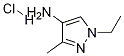 1-ethyl-3-Methyl-1H-pyrazol-4-aMine hydrochloride Struktur