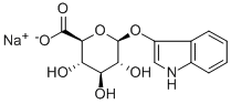 3-INDOXYL-BETA-D-GLUCURONIC ACID, SODIUM SALT Struktur