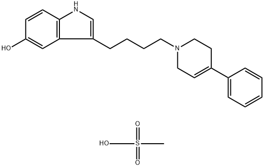 ROXINDOLE MESYLATE Struktur