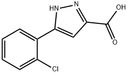 5-(2-Chlorophenyl)-3-pyrazolecarboxylic Acid Struktur