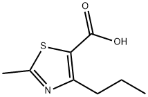 2-METHYL-4-PROPYL-1,3-THIAZOLE-5-CARBOXYLIC ACID Struktur