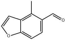 5-Benzofurancarboxaldehyde,  4-methyl- Struktur