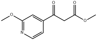 2-METHOXY-BETA-OXO-4-PYRIDINEPROPANOIC ACID METHYL ESTER Struktur