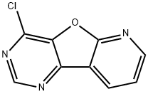 4-Chloropyrido[3',2':4,5]furo[3,2-d]pyrimidine Struktur