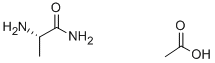 ALANINE-NH2 ACETATE SALT Struktur