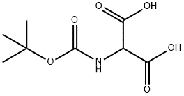 Boc-Aminomalonic acid Struktur