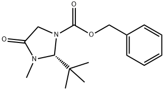 (R)-1-Z-2-TERT-BUTYL-3-METHYL-4-IMIDAZOLIDINONE Struktur