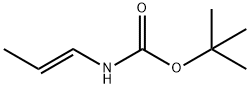 Carbamic acid, 1-propenyl-, 1,1-dimethylethyl ester, (E)- (9CI) Struktur