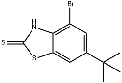 4-Bromo-6-tert-butylbenzo[d]thiazole-2-thiol Struktur