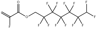 1H,1H,7H-PERFLUOROHEPTYL-2-FLUOROACRYLATE Struktur