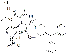 manidipine hydrochloride Struktur