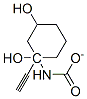 1,3-Cyclohexanediol,1-ethynyl-,1-carbamate,cis-(9CI) Struktur