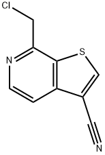 Thieno[2,3-c]pyridine-3-carbonitrile, 7-(chloromethyl)- (9CI) Struktur