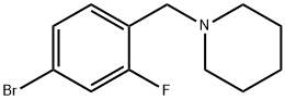4-溴-2-氟苯基-1-(哌啶基甲基)苯, 1200131-18-5, 結(jié)構(gòu)式