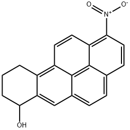 7-HYDROXY-1-NITRO-7,8,9,10-TETRAHYDROBENZ(A)PYRENE Struktur