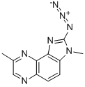 2-AZIDO-3,8-DIMETHYLIMIDAZO[4,5-F]QUINOXALINE Struktur