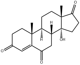 14-hydroxyandrost-4-ene-3,6,17-trione Struktur