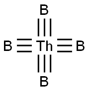 thorium tetraboride Struktur