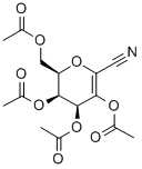 3,4,5,7-TETRA-O-ACETYL-2,6-ANHYDRO-D-LYXO-HEPT-2-ENONITRILE Struktur