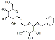 .beta.-D-Galactopyranoside, phenylmethyl 6-O-.beta.-D-galactopyranosyl- Struktur