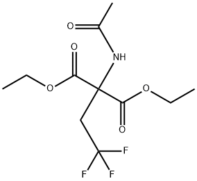 diethyl 2-acetaMido-2-(2,2,2-trifluoroethyl)Malonate Struktur