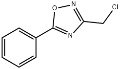 3-(氯甲基)-5-苯基-1,2,4-惡二唑 結(jié)構(gòu)式