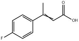 (E)-3-(4-FLUORO-PHENYL)-BUT-2-ENOIC ACID Struktur