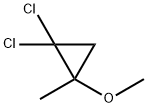 Cyclopropane, 1,1-dichloro-2-methoxy-2-methyl- (9CI) Struktur