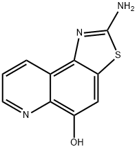 Thiazolo[4,5-f]quinolin-5-ol, 2-amino- (9CI) Struktur