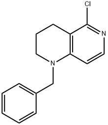 1-benzyl-5-chloro-1,2,3,4-tetrahydro-1,6-naphthyridine Struktur