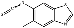 Benzothiazole, 6-isothiocyanato-5-methyl- (9CI) Struktur